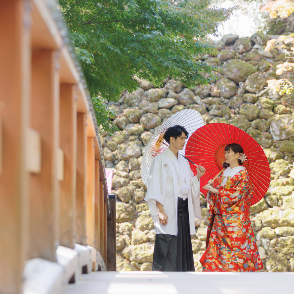 紅葉と撮る軽井沢。