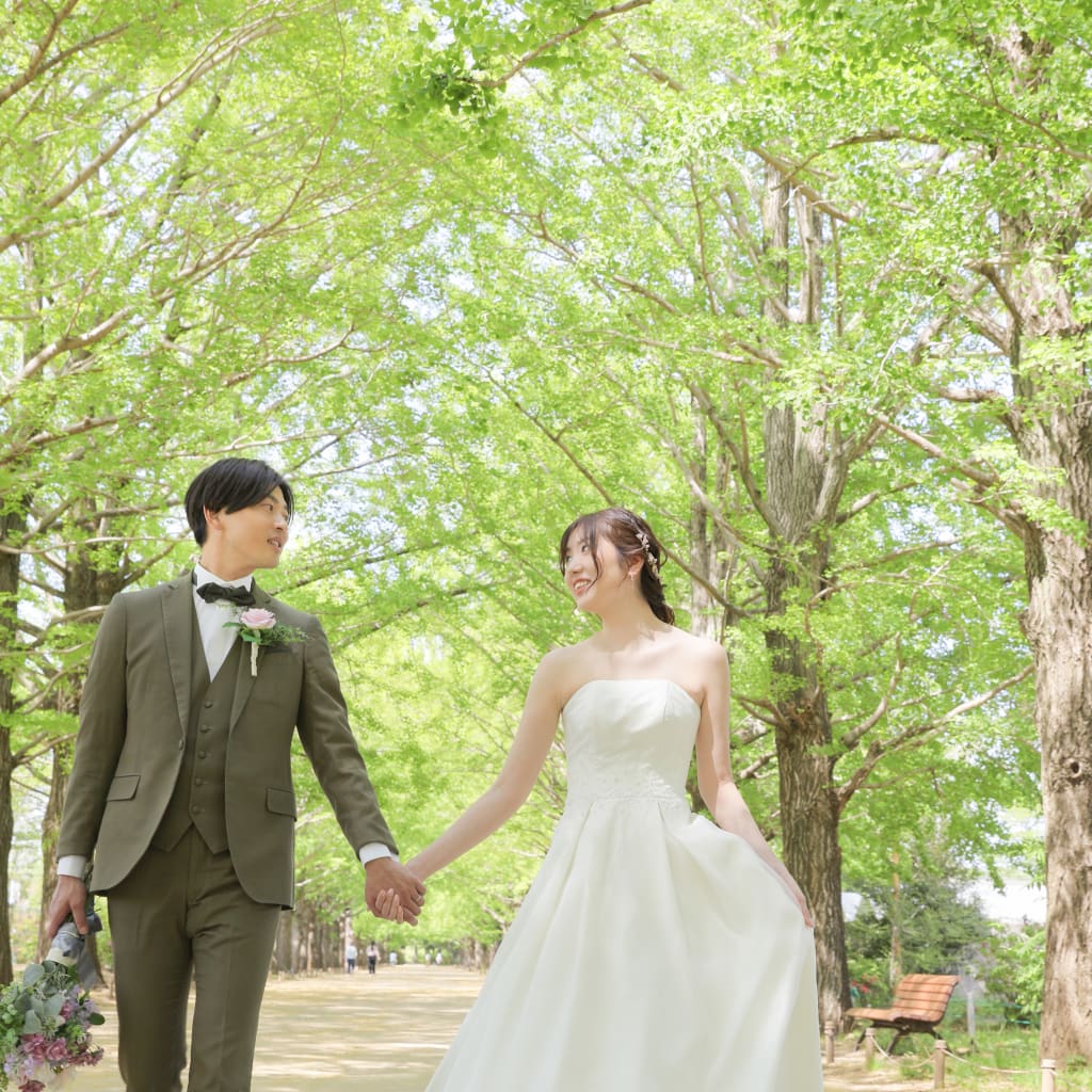 昭和記念公園で物語の主人公に！ | デコルテフォトグラフィー | 前撮り・フォトウェディング
