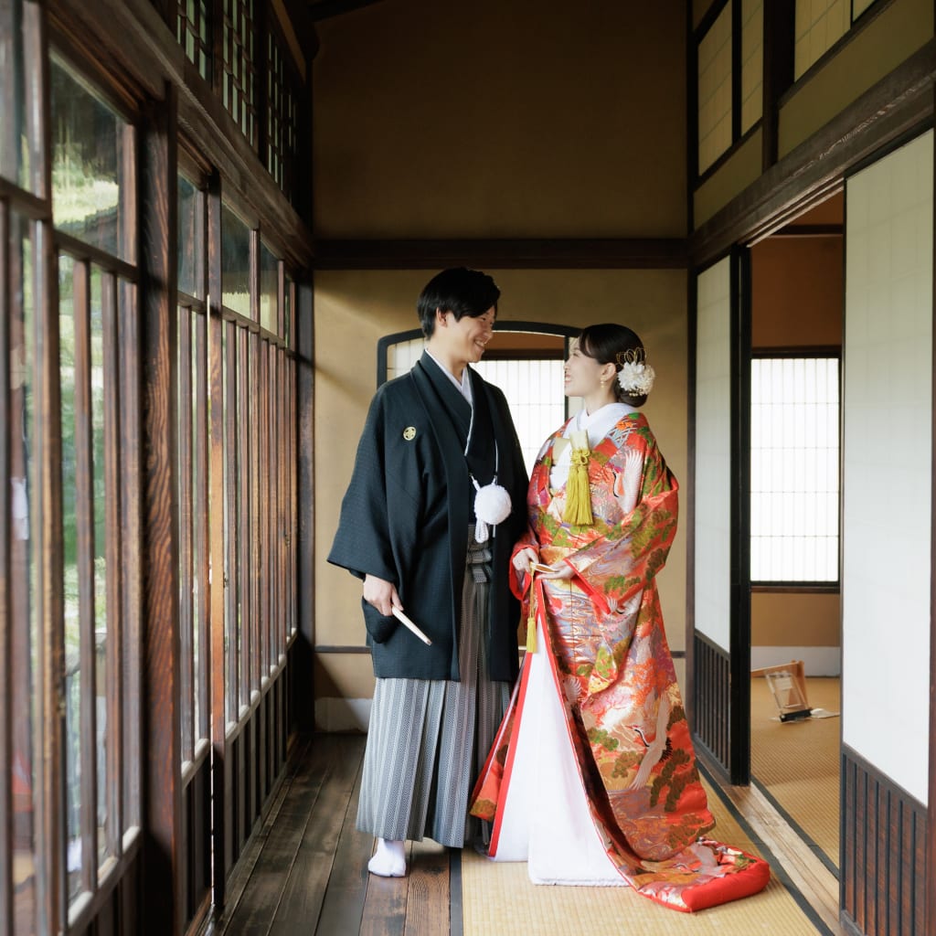 旧安田楠雄邸園でおふたりらしく