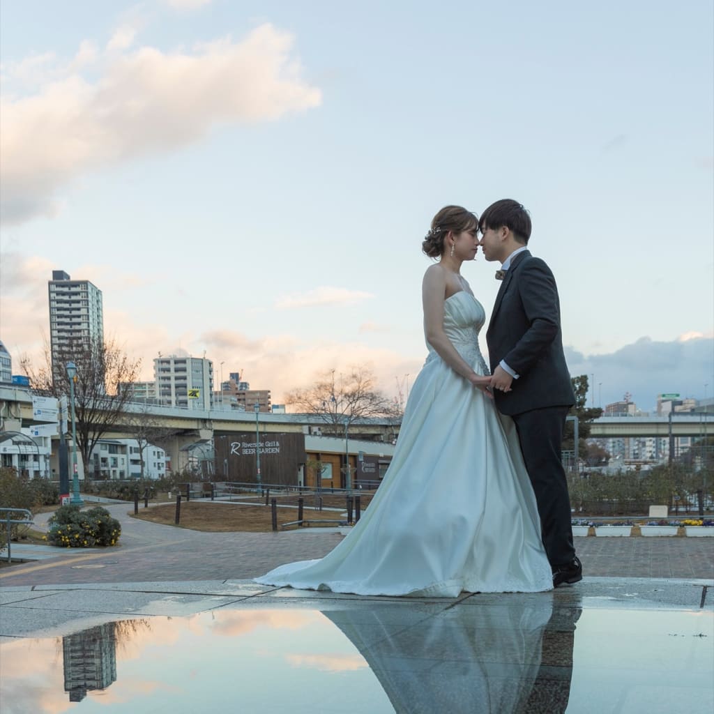 大阪　フォトウェディング　前撮り