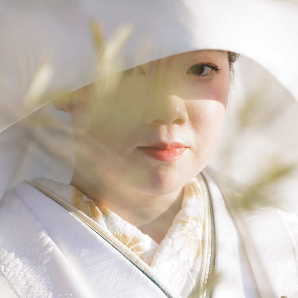 和装屋内庭園とガーデンと | デコルテフォトグラフィー | 前撮り・フォトウェディング