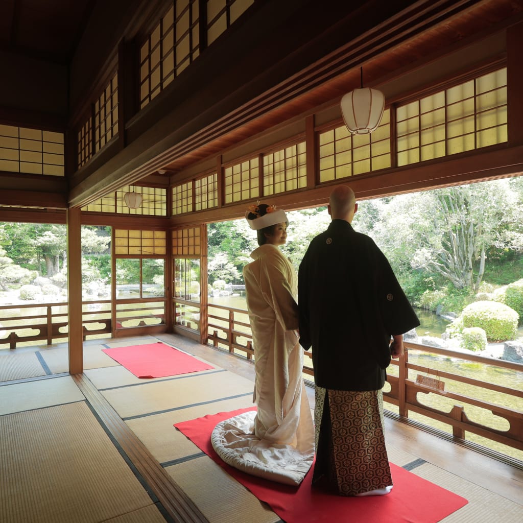 友泉亭ロケーション | デコルテフォトグラフィー | 前撮り・フォトウェディング