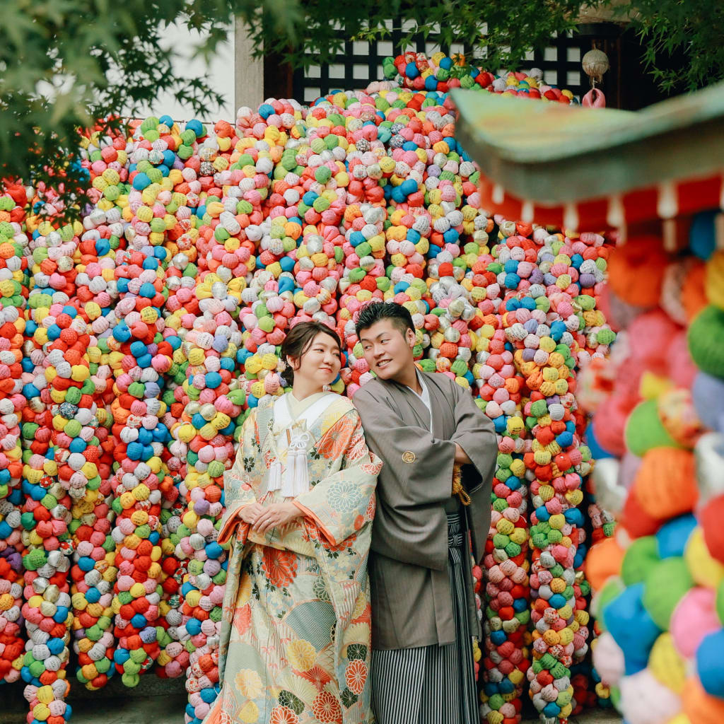 秋の八坂で和装撮影！ | デコルテフォトグラフィー | 前撮り・フォトウェディング