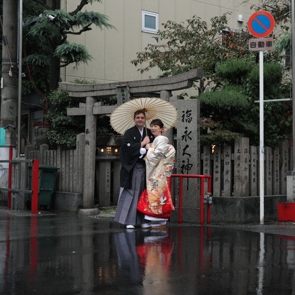 庭園&街ブラ♪ | デコルテフォトグラフィー | 前撮り・フォトウェディング