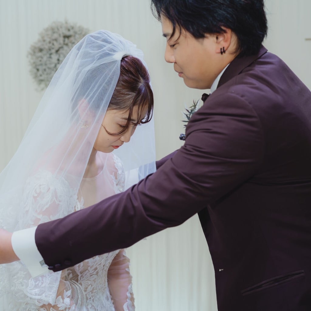 ウェディングドレス　撮影