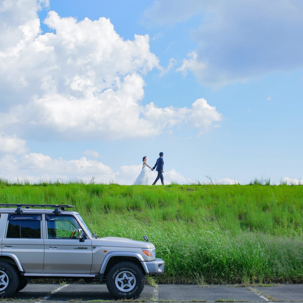 思い出の車と。 | デコルテフォトグラフィー | 前撮り・フォトウェディング