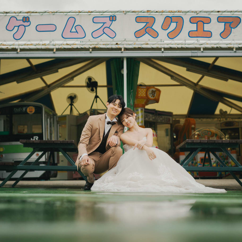 #遊園地 #ノスタルジック #ウェディングドレス 