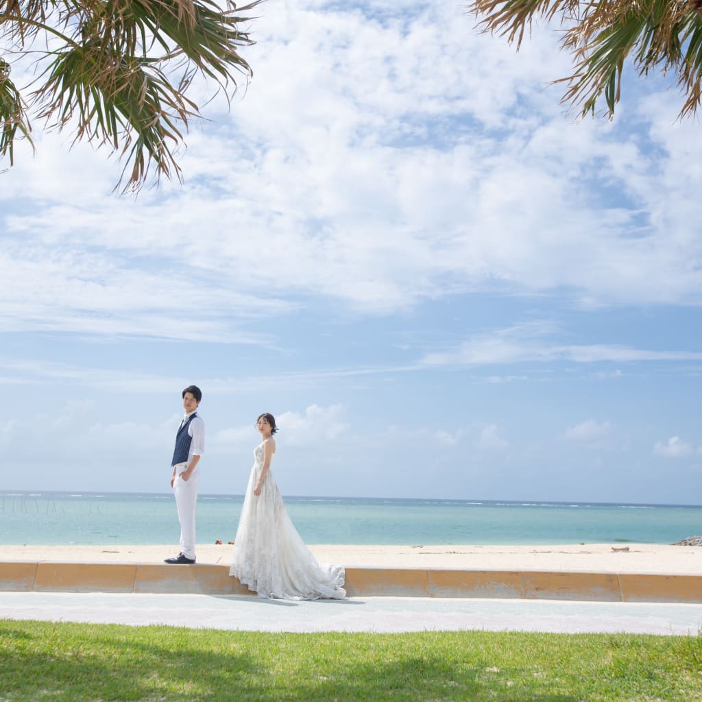 沖縄で残すウェディングフォト | デコルテフォトグラフィー | 前撮り・フォトウェディング