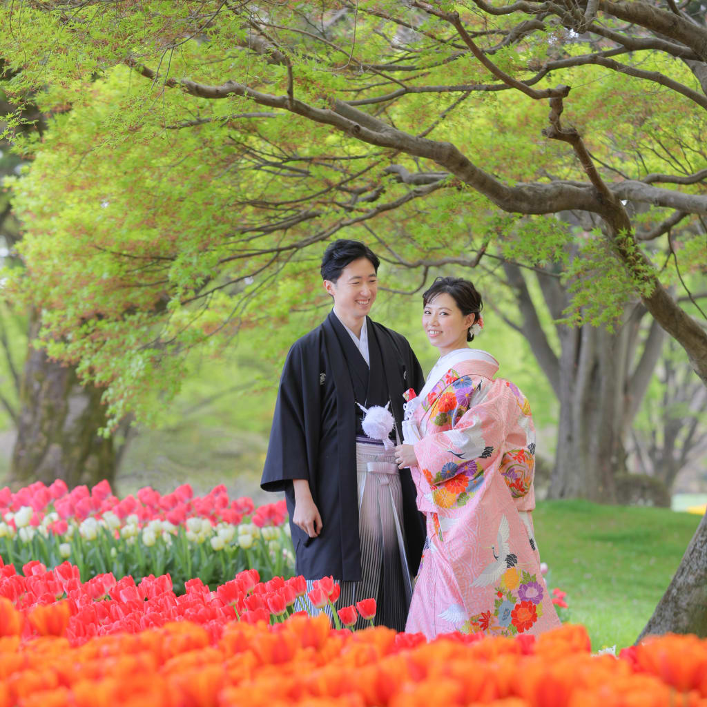 春の昭和記念公園といえばカラフルなお花！ | デコルテフォトグラフィー | 前撮り・フォトウェディング