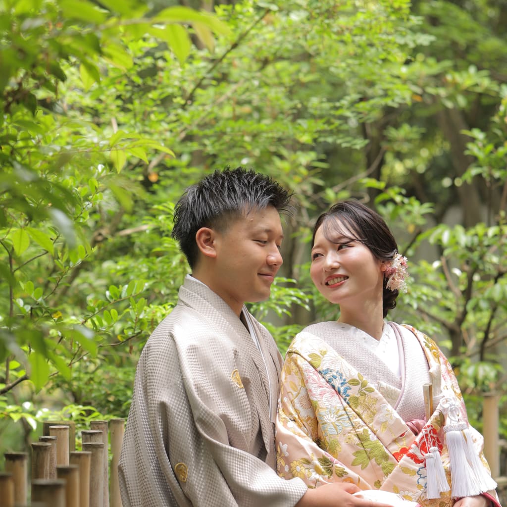 友泉亭で和装撮影♪ | デコルテフォトグラフィー | 前撮り・フォトウェディング