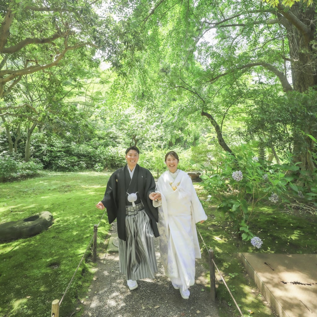 初夏の三渓園 | デコルテフォトグラフィー | 前撮り・フォトウェディング