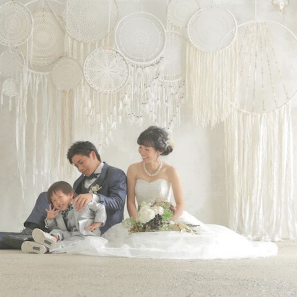 子供と残す結婚写真 | デコルテフォトグラフィー | 前撮り・フォトウェディング