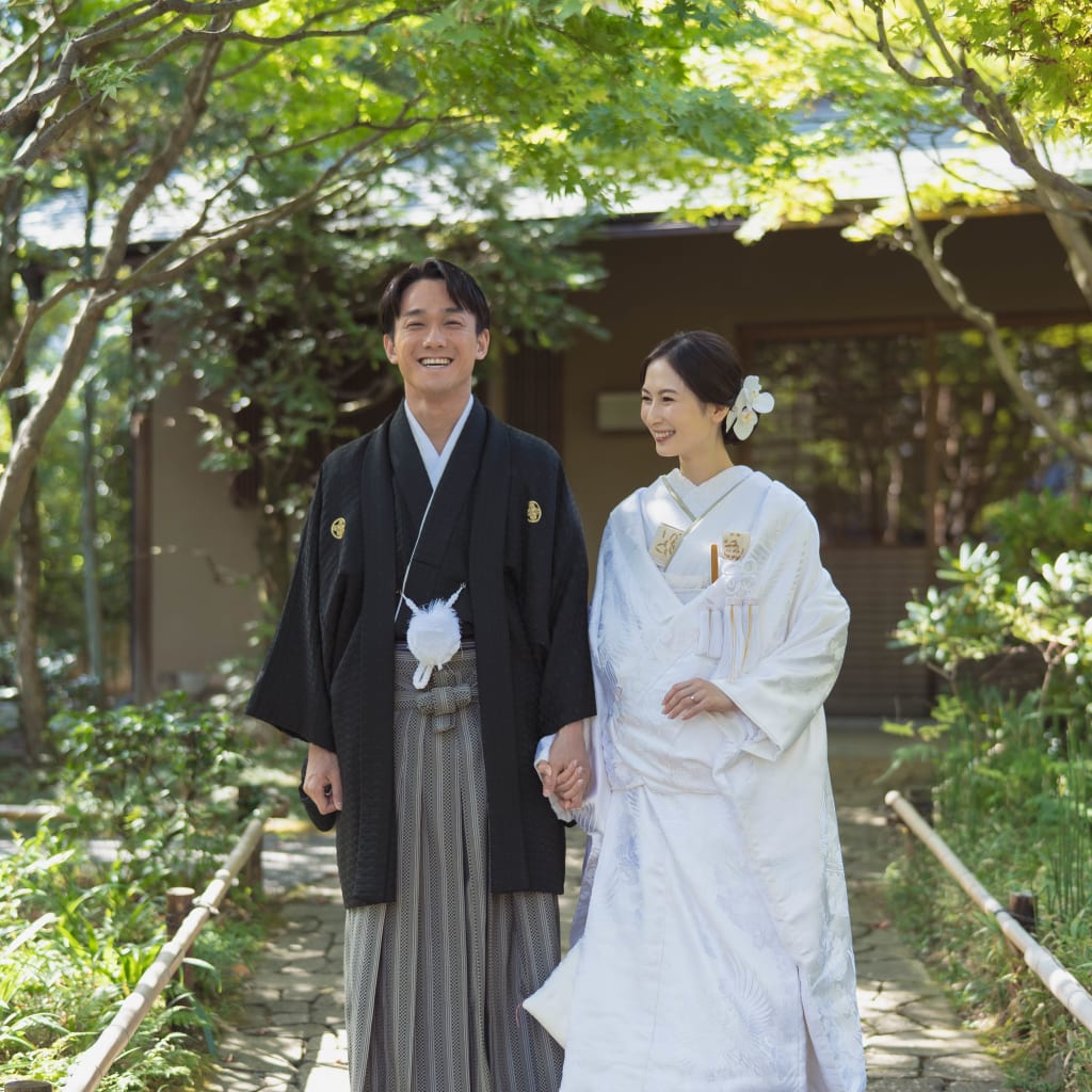 目白庭園でしっとり撮影 | デコルテフォトグラフィー | 前撮り・フォトウェディング