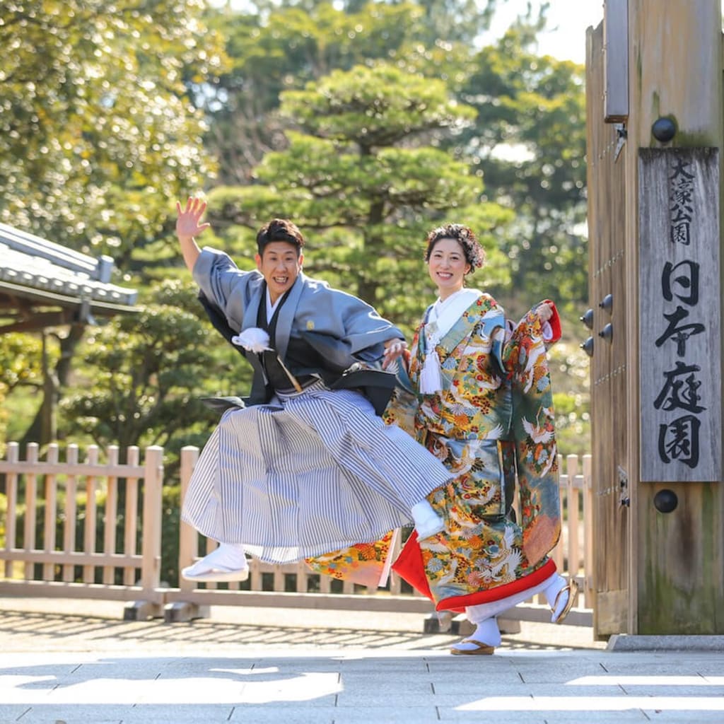大ジャンプ！の和装ロケーションとおしゃれなハウススタジオ | デコルテフォトグラフィー | 前撮り・フォトウェディング