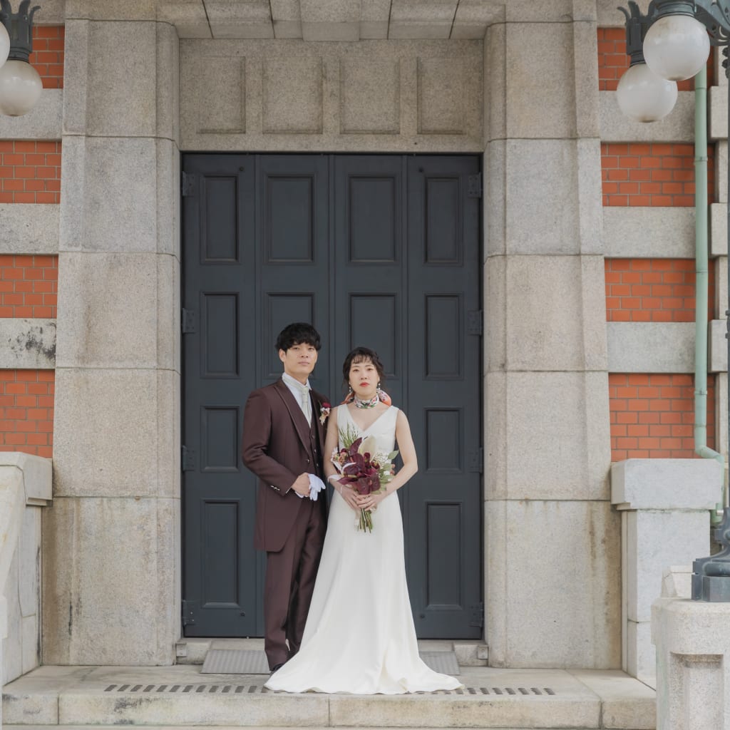 中之島ロケーション撮影 | デコルテフォトグラフィー | 前撮り・フォトウェディング