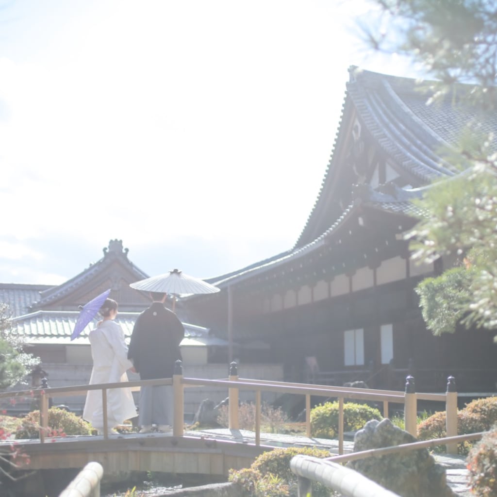 金戒光明寺で一味違う前撮り撮影を♪ | デコルテフォトグラフィー | 前撮り・フォトウェディング