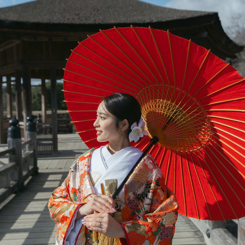 冬の和装ロケーション | デコルテフォトグラフィー | 前撮り・フォトウェディング