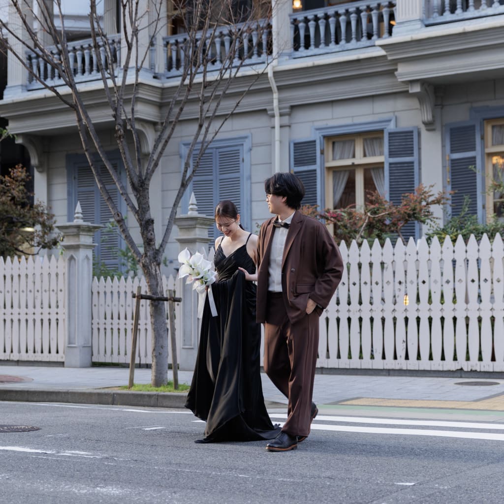 カラードレス居留地 | デコルテフォトグラフィー | 前撮り・フォトウェディング