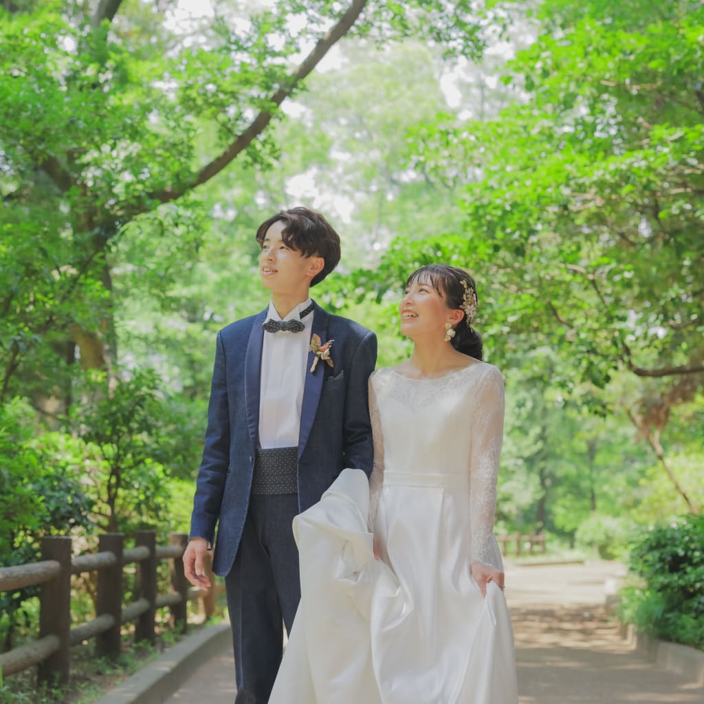新緑ロケーション撮影のご紹介！ | スタジオAQUA（東京・関東） | 前撮り・フォトウェディング