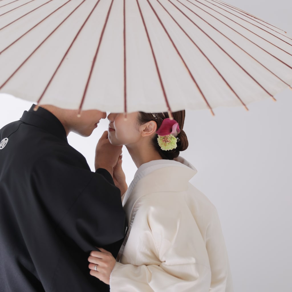 シンプル×和装=流行に左右されないオシャレウェディングフォト！