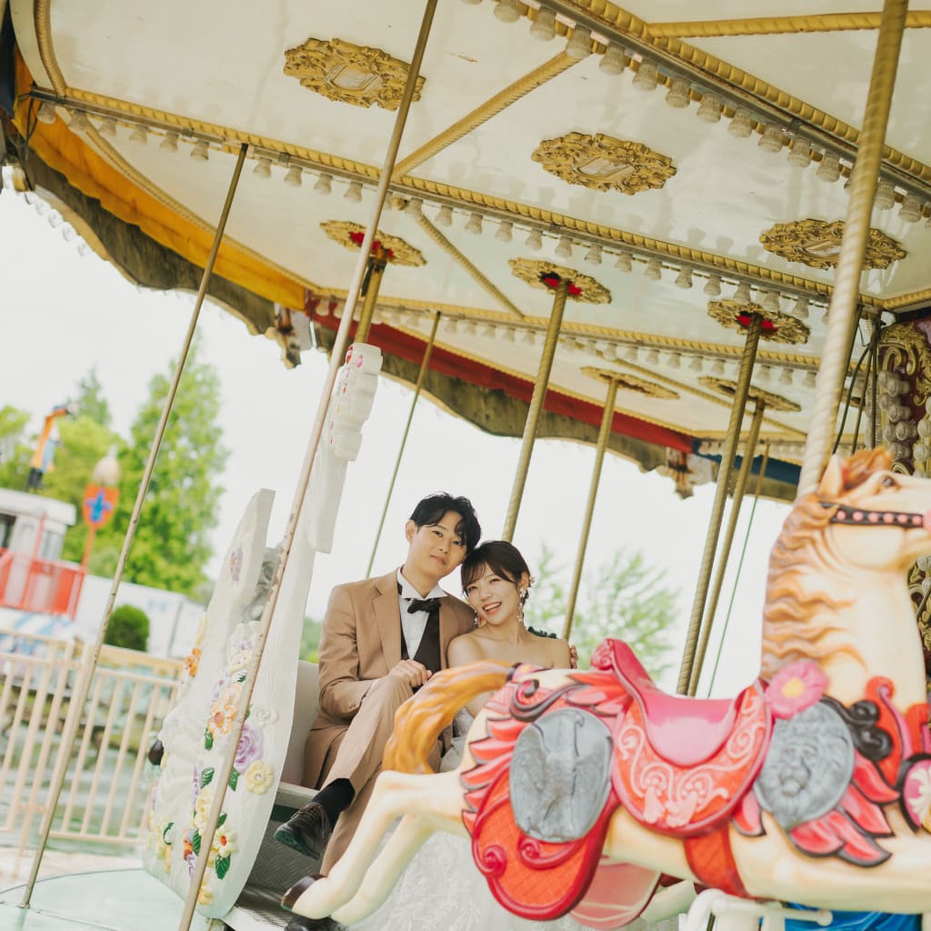 #遊園地 #ノスタルジック #ウェディングドレス 