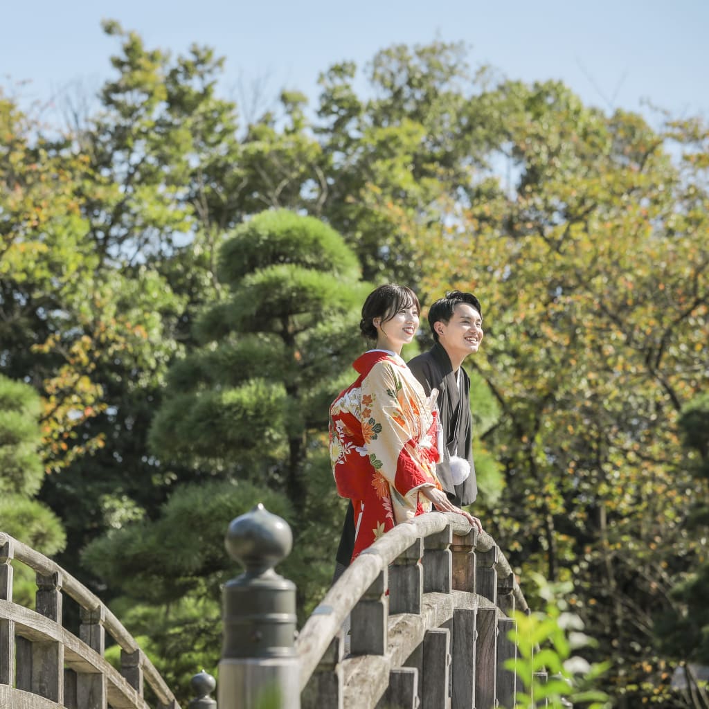 広々！花田苑ロケーション | デコルテフォトグラフィー | 前撮り・フォトウェディング