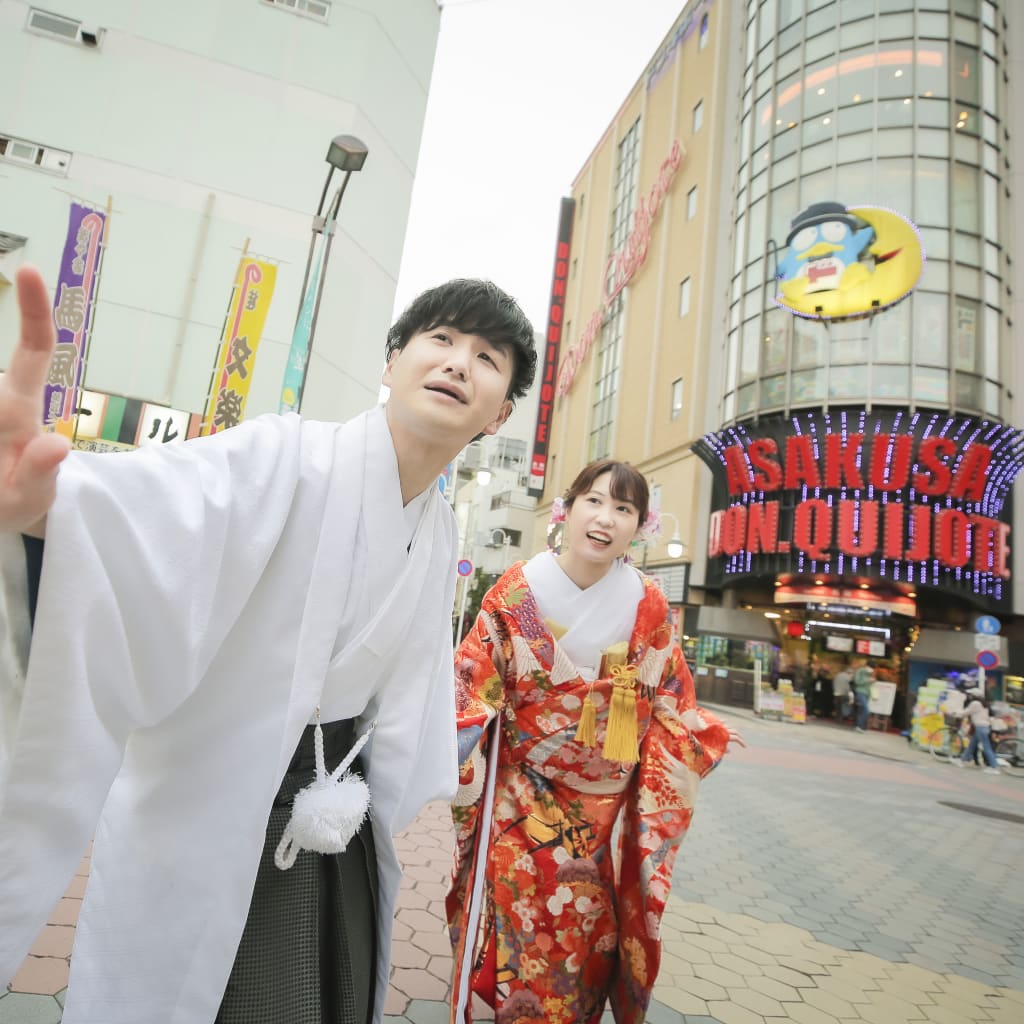 和の街と言えば浅草！ | デコルテフォトグラフィー | 前撮り・フォトウェディング