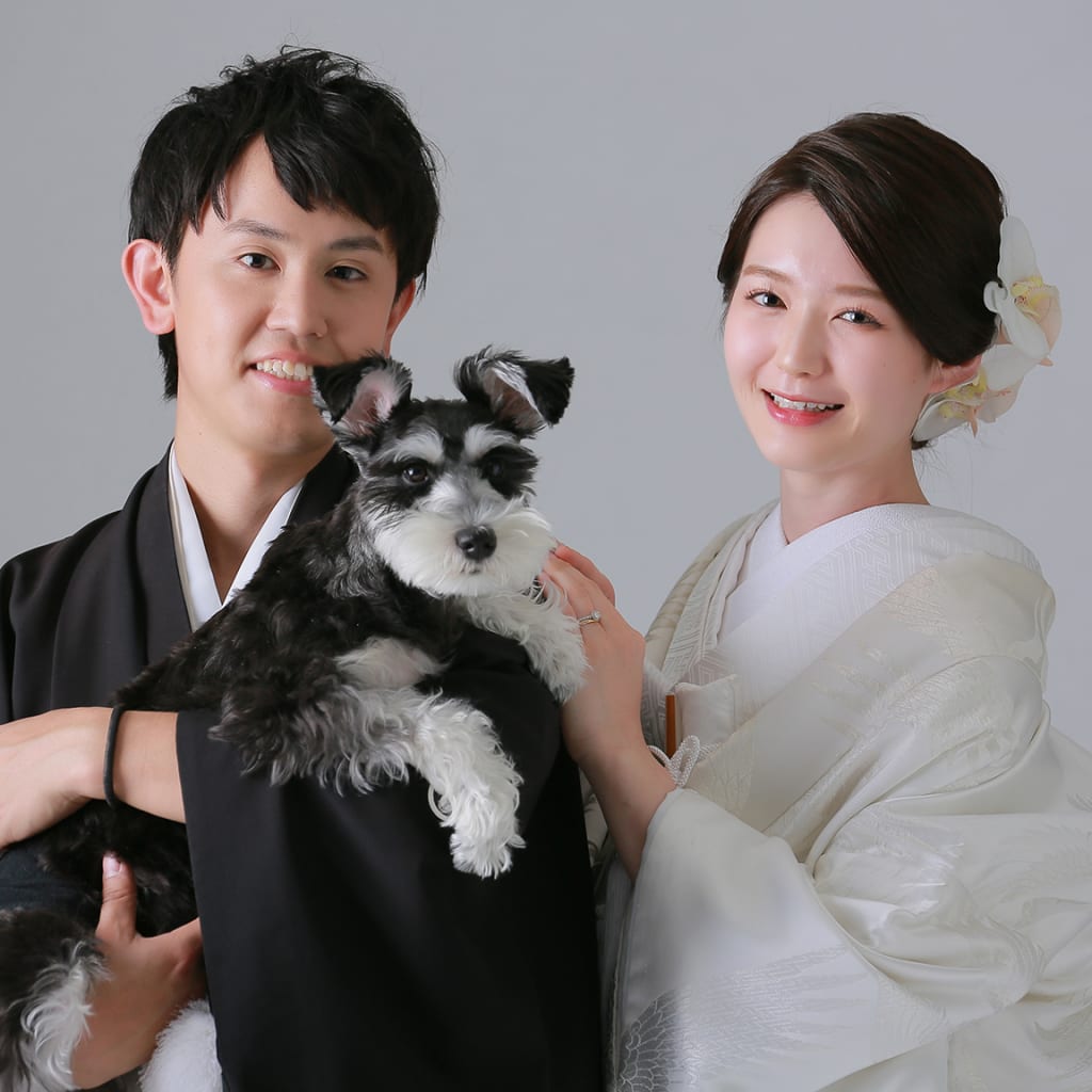 シンプルだけど個性の光る和装スタジオ | デコルテフォトグラフィー | 前撮り・フォトウェディング