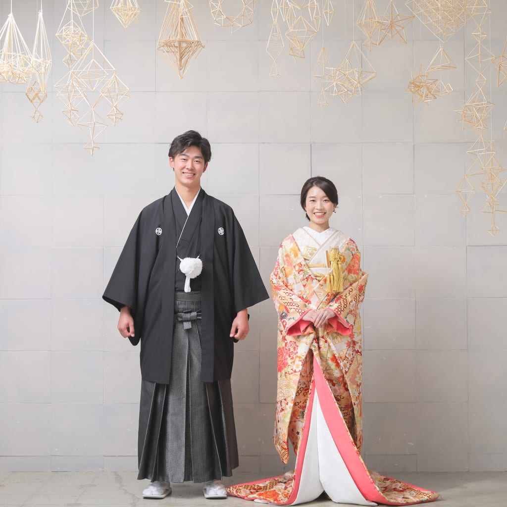 和装でもカジュアルさを＋ | デコルテフォトグラフィー | 前撮り・フォトウェディング