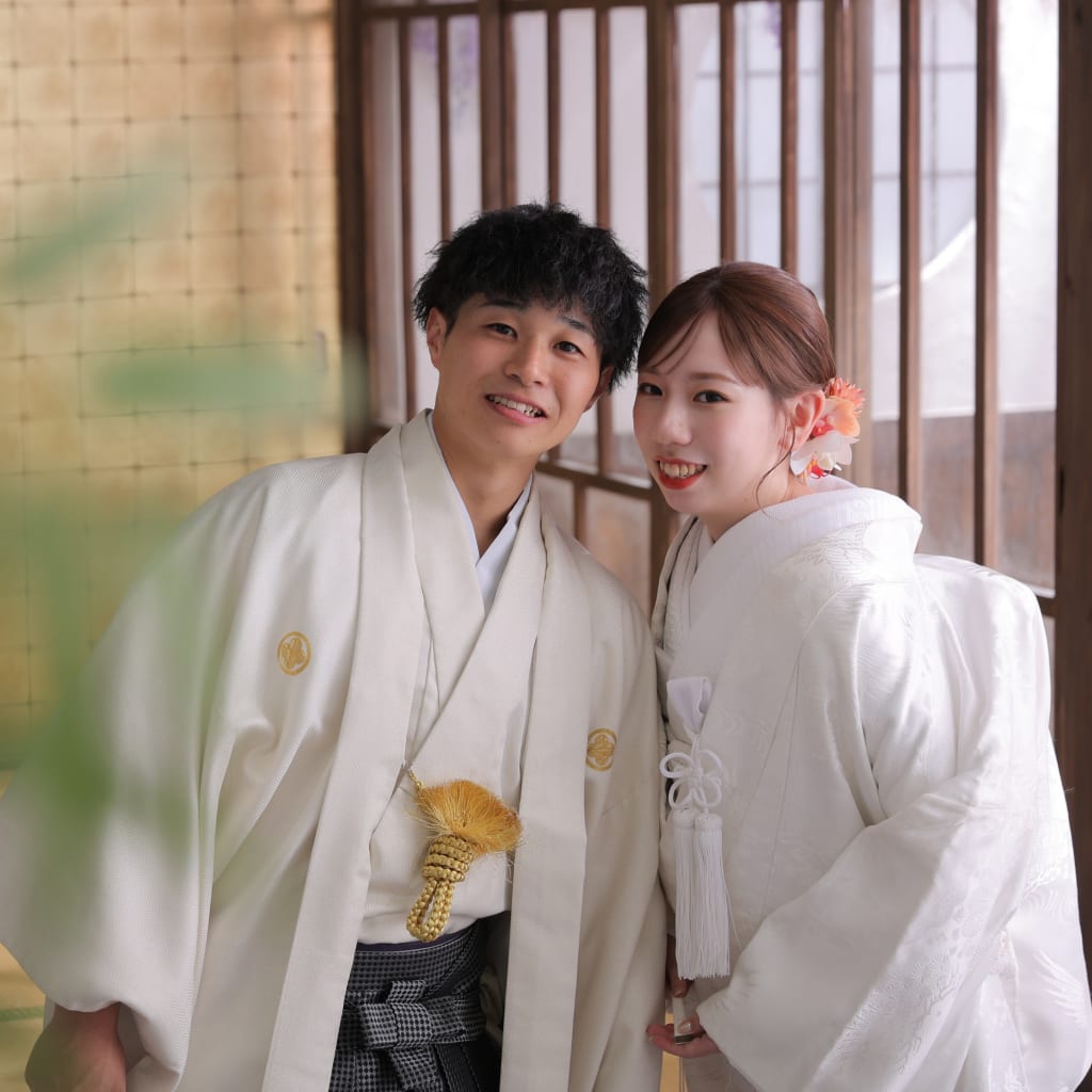 屋内庭園で白無垢の撮影♪ | デコルテフォトグラフィー | 前撮り・フォトウェディング