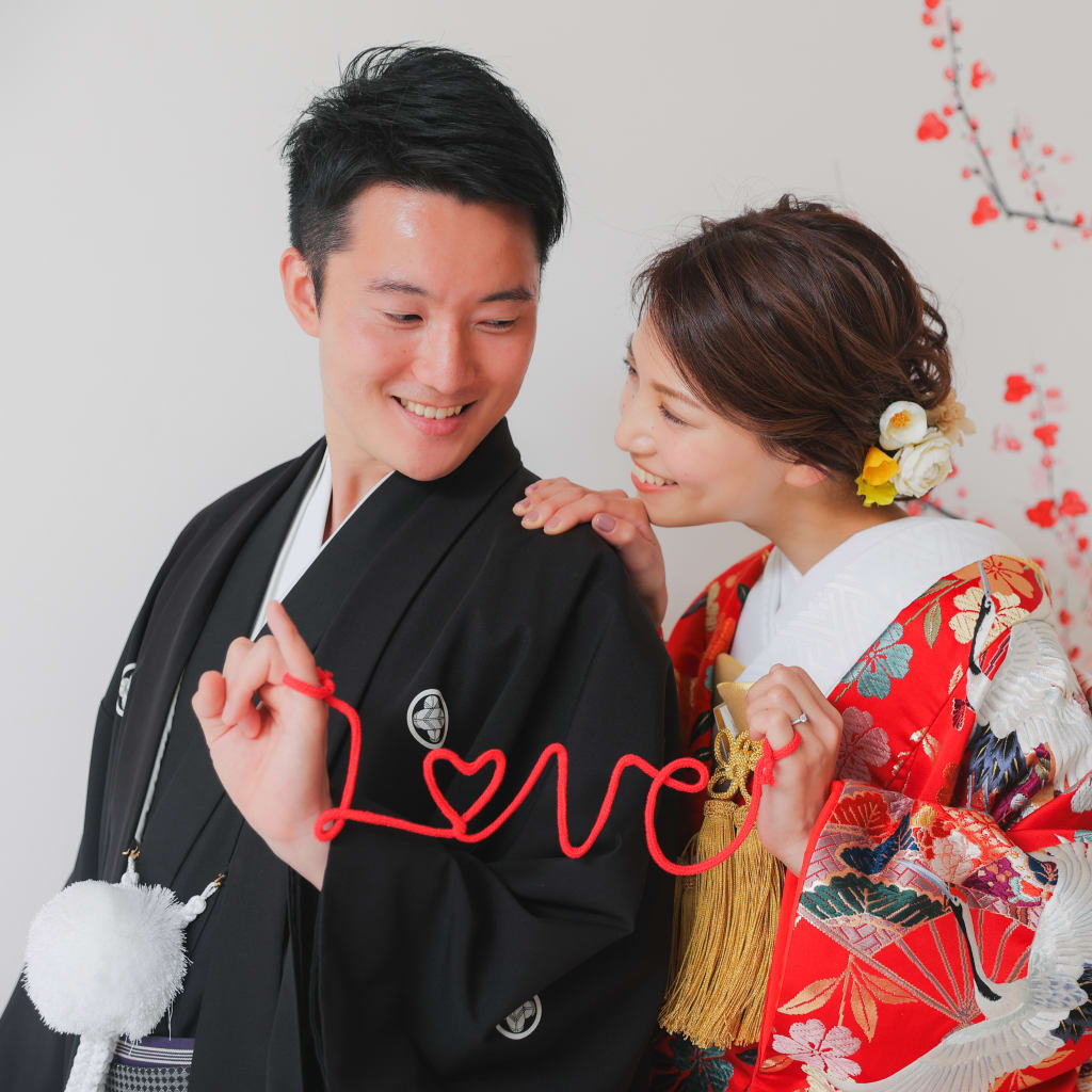 小物を使った屋内庭園スタジオ撮影！ | デコルテフォトグラフィー | 前撮り・フォトウェディング