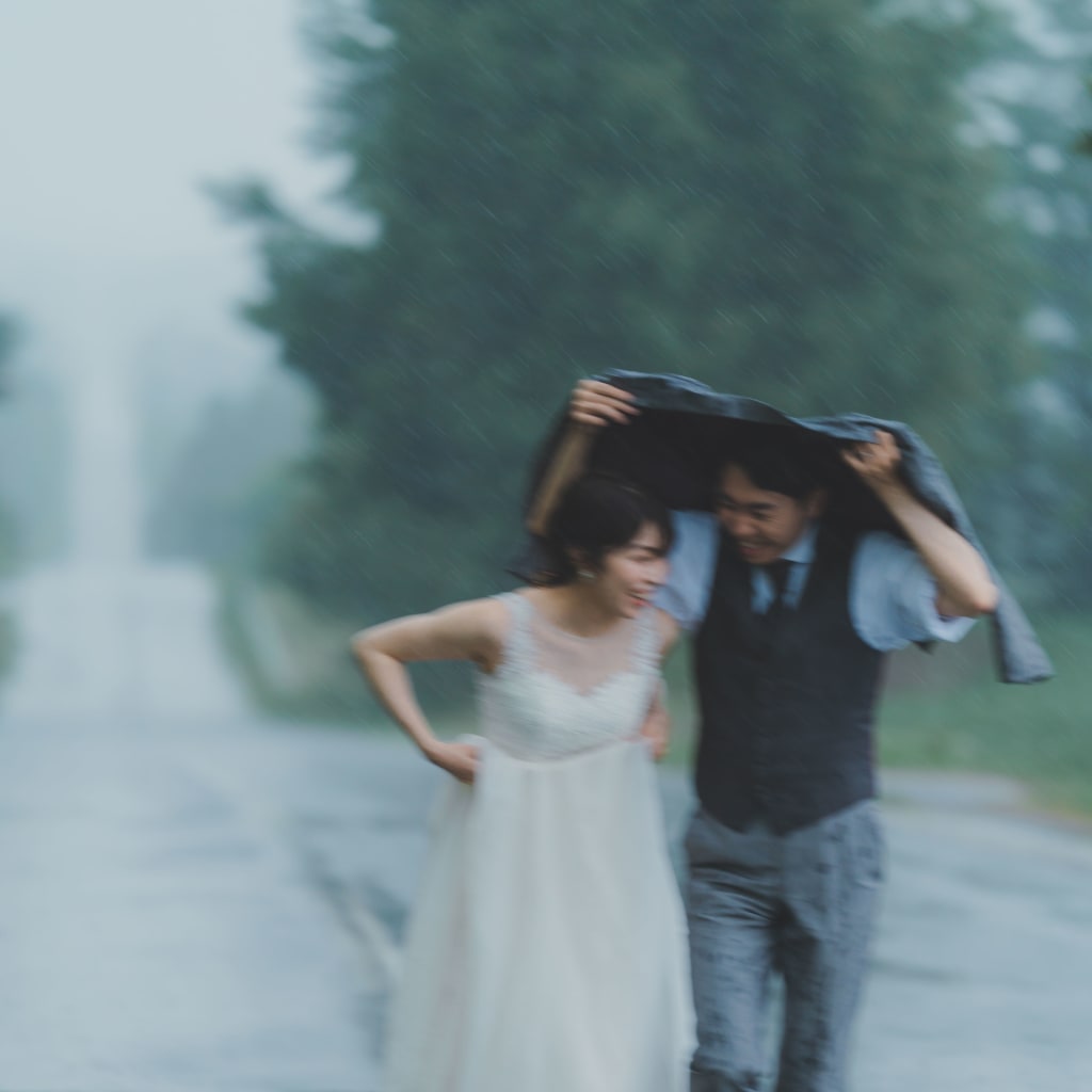 雨でも楽しいSOLAの撮影 | デコルテフォトグラフィー | 前撮り・フォトウェディング