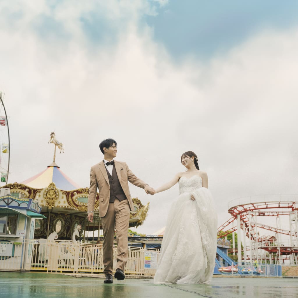 #遊園地 #ノスタルジック #ウェディングドレス 