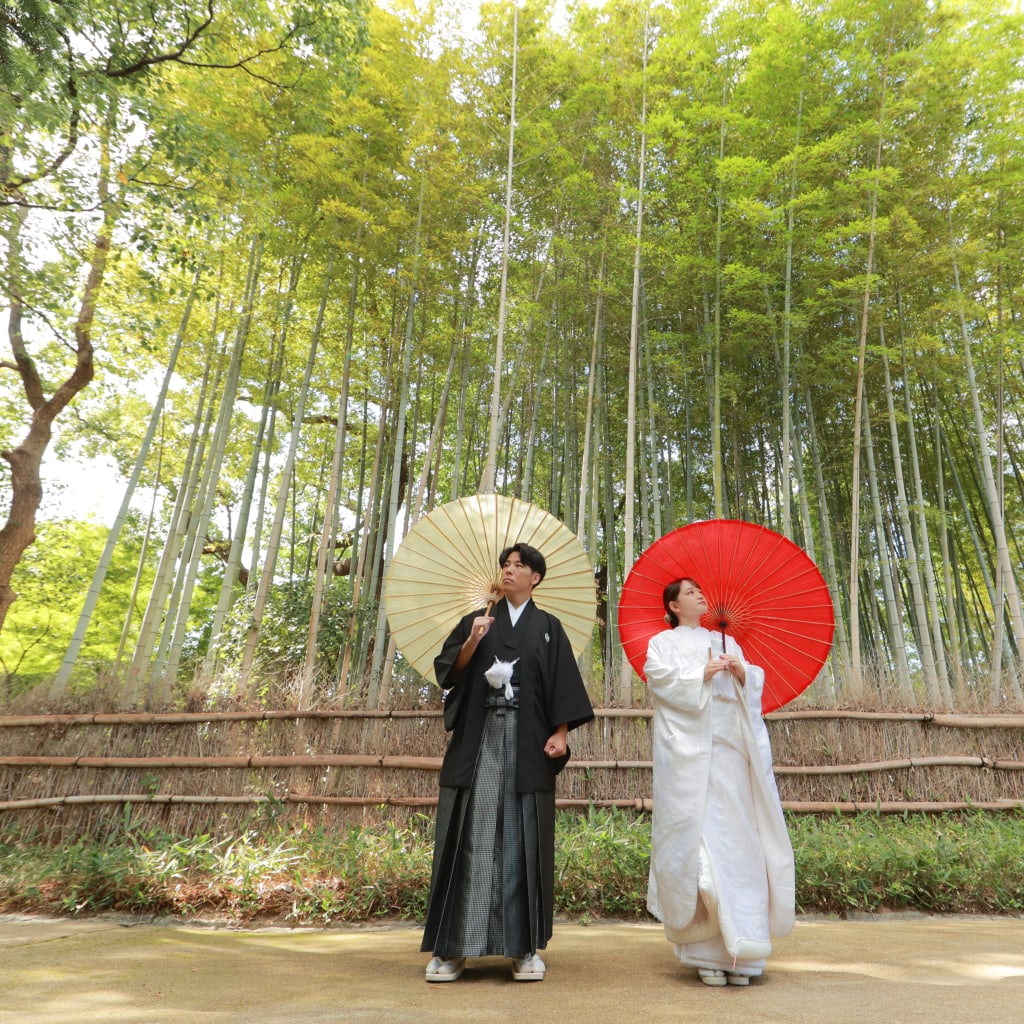 お庭と茶室満喫！白鳥庭園ロケーション！ | デコルテフォトグラフィー | 前撮り・フォトウェディング