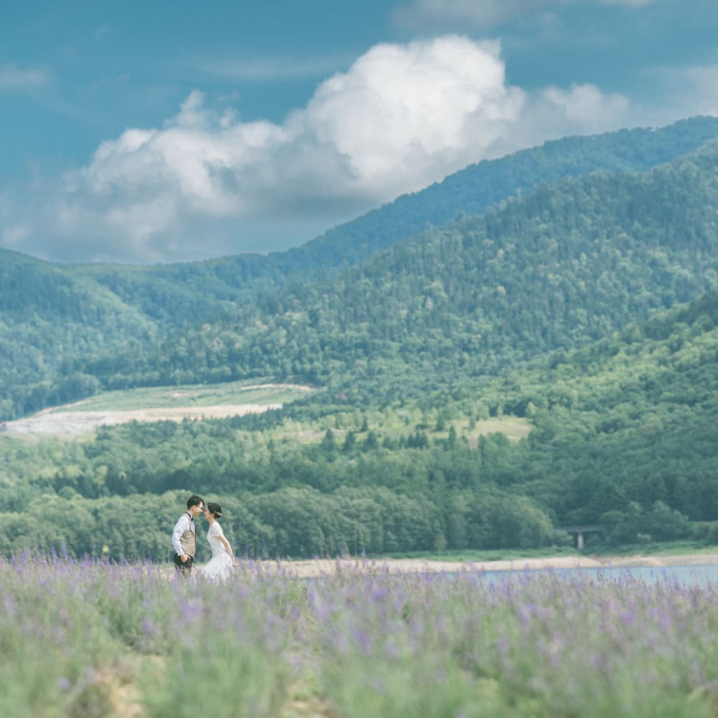 北の大地で | デコルテフォトグラフィー | 前撮り・フォトウェディング