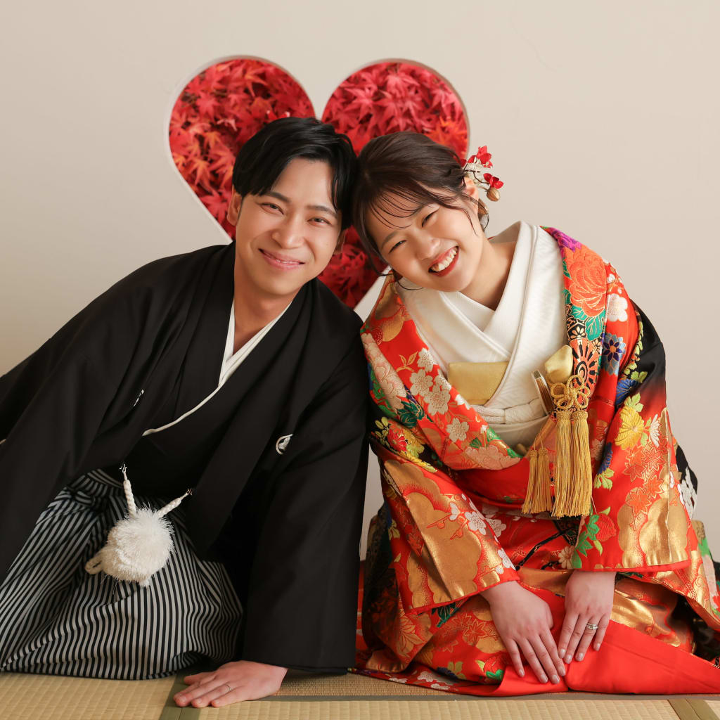 お二人の笑顔が詰まったスタジオ撮影！