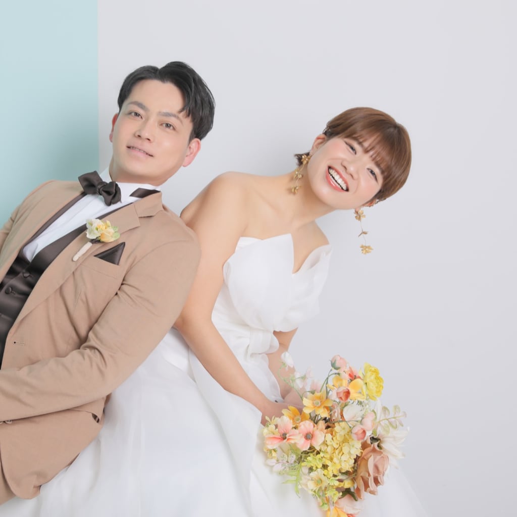 一日で和洋満喫♪スタジオプラン | デコルテフォトグラフィー | 前撮り・フォトウェディング