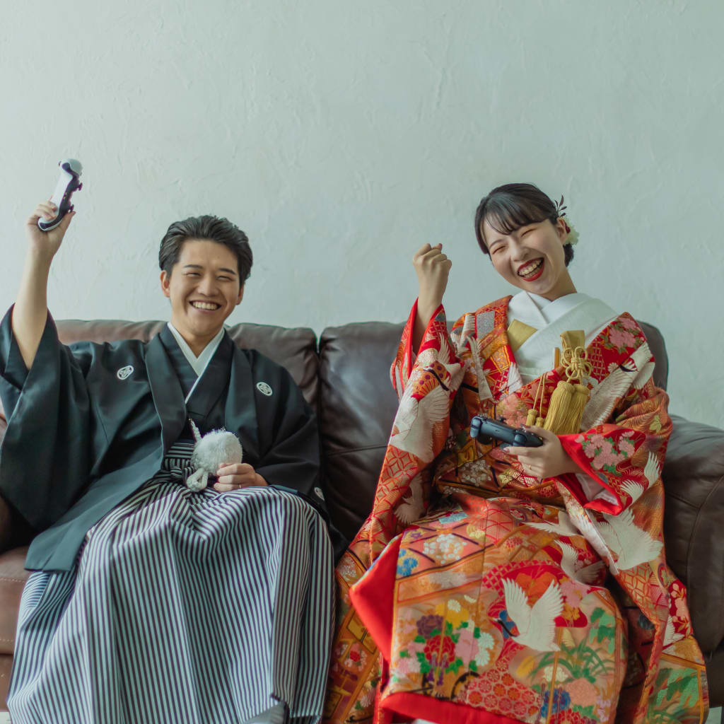 アイテムでお２人らしさを！！ | デコルテフォトグラフィー | 前撮り・フォトウェディング