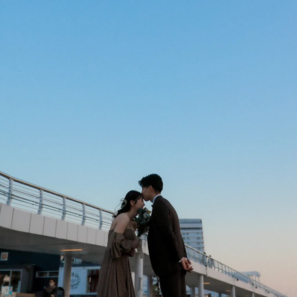 夕暮れのハーバーランドロケーション✨