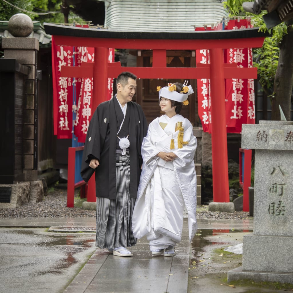 神社での撮影