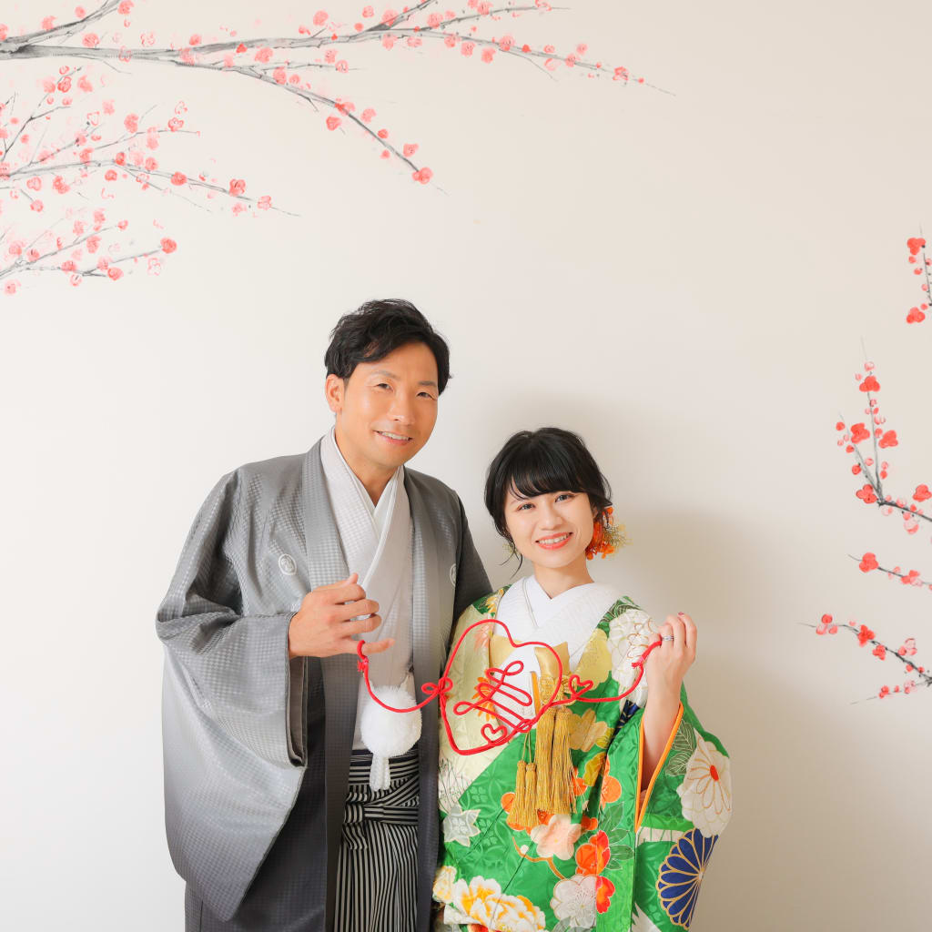 お二人手作りのお小物と一緒に、屋内庭園スタジオ撮影！ | デコルテフォトグラフィー | 前撮り・フォトウェディング