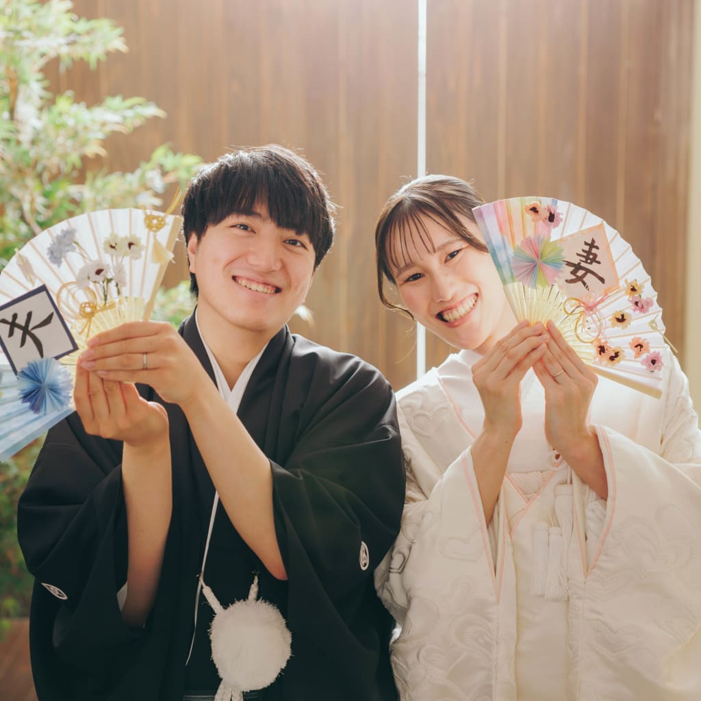 和装屋内庭園 | デコルテフォトグラフィー | 前撮り・フォトウェディング