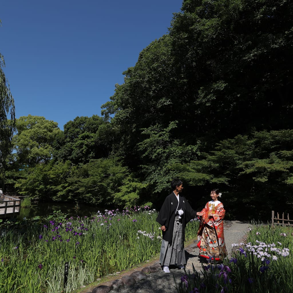 徳川園 | デコルテフォトグラフィー | 前撮り・フォトウェディング