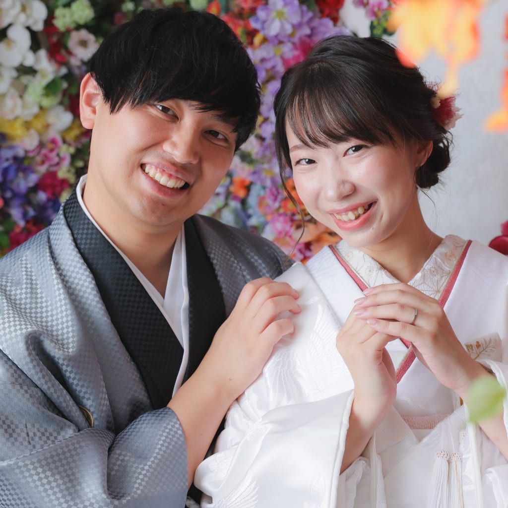 和装でのハウススタジオ撮影 | デコルテフォトグラフィー | 前撮り・フォトウェディング