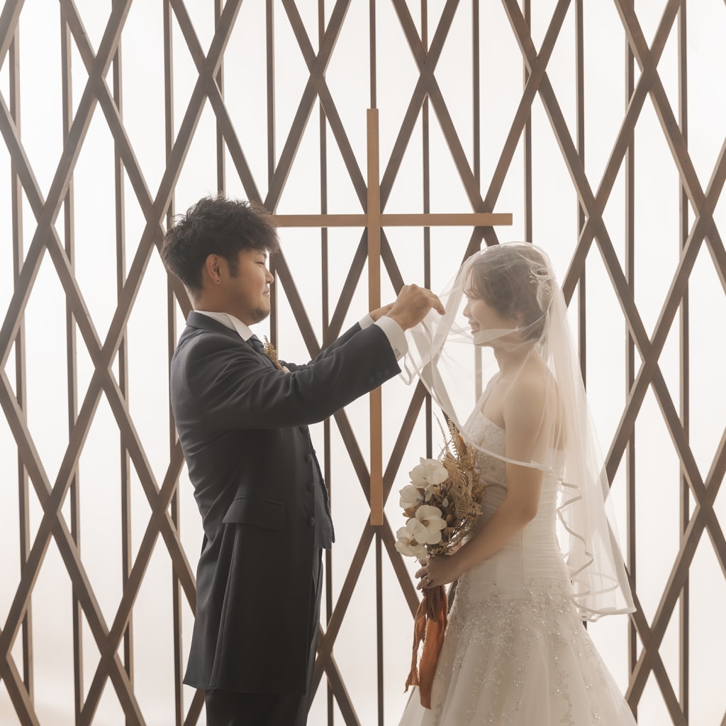 温もり溢れるハウススタジオでのウェディングフォト