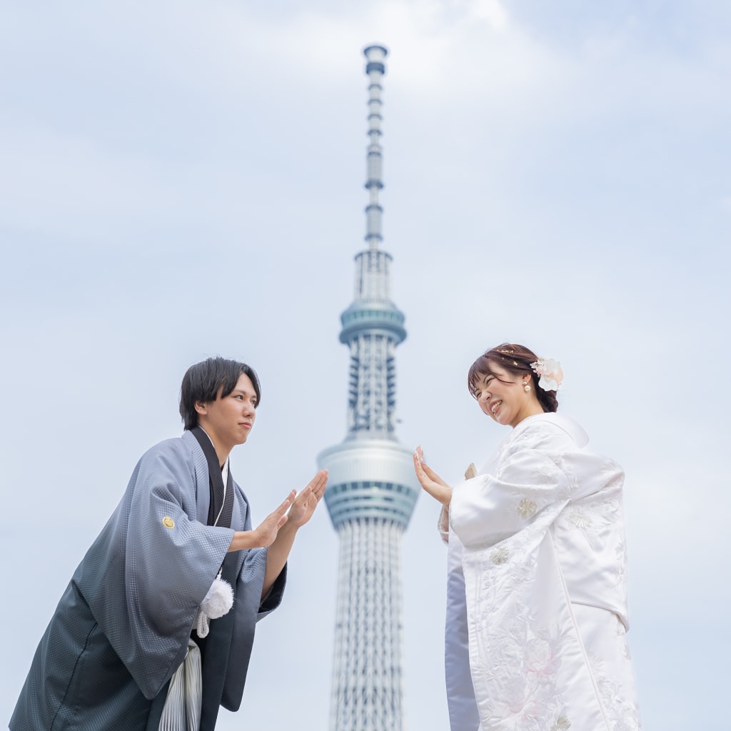 【浅草周遊】食べ歩きしながら撮影しませんか？ | デコルテフォトグラフィー | 前撮り・フォトウェディング