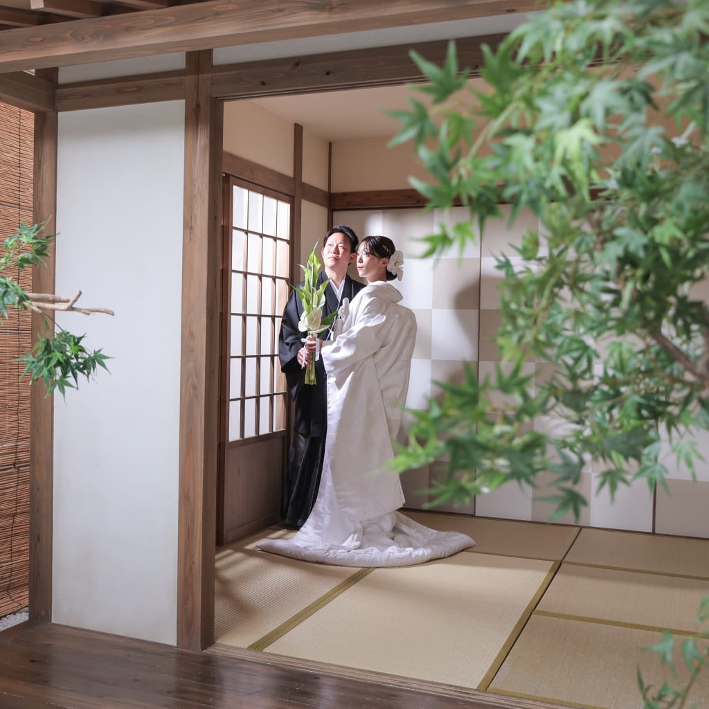 屋内庭園 | デコルテフォトグラフィー | 前撮り・フォトウェディング