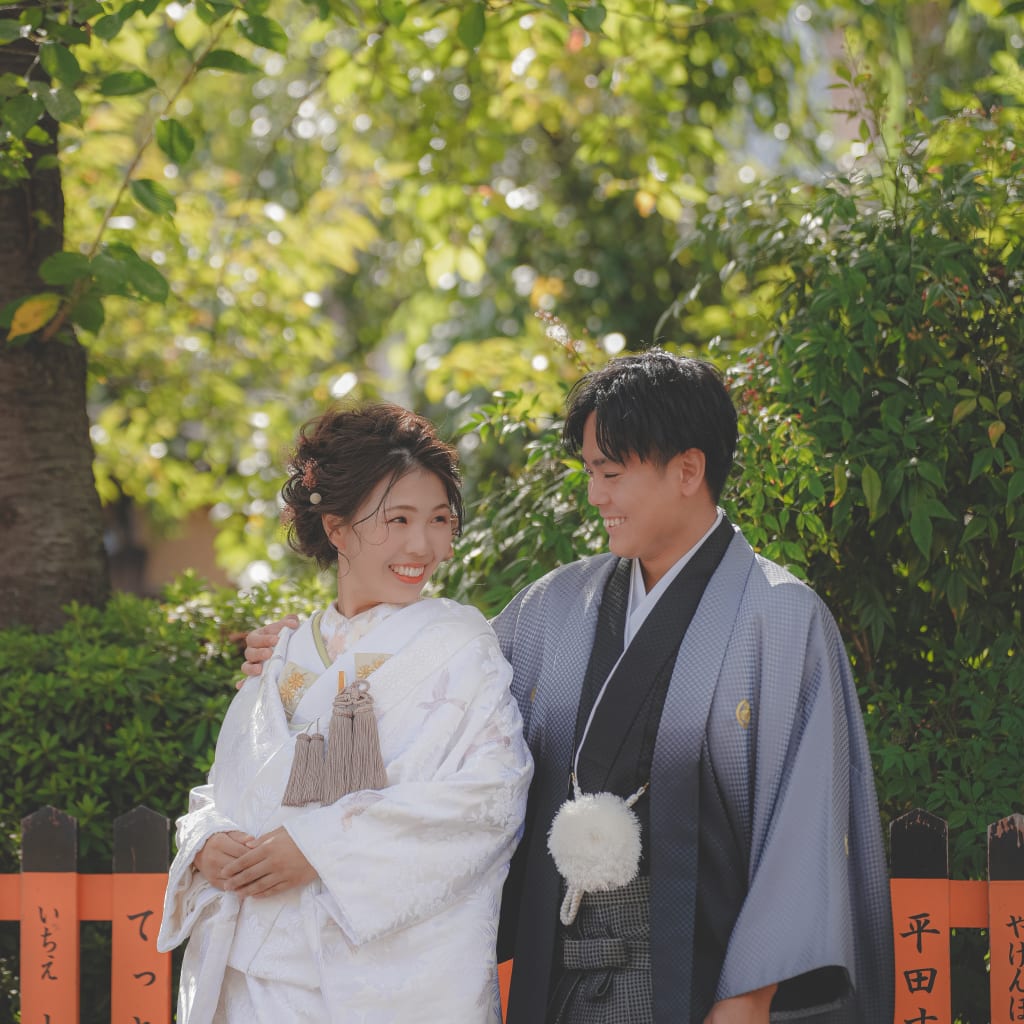 秋の「祇園」ロケーション＾＾ | デコルテフォトグラフィー | 前撮り・フォトウェディング