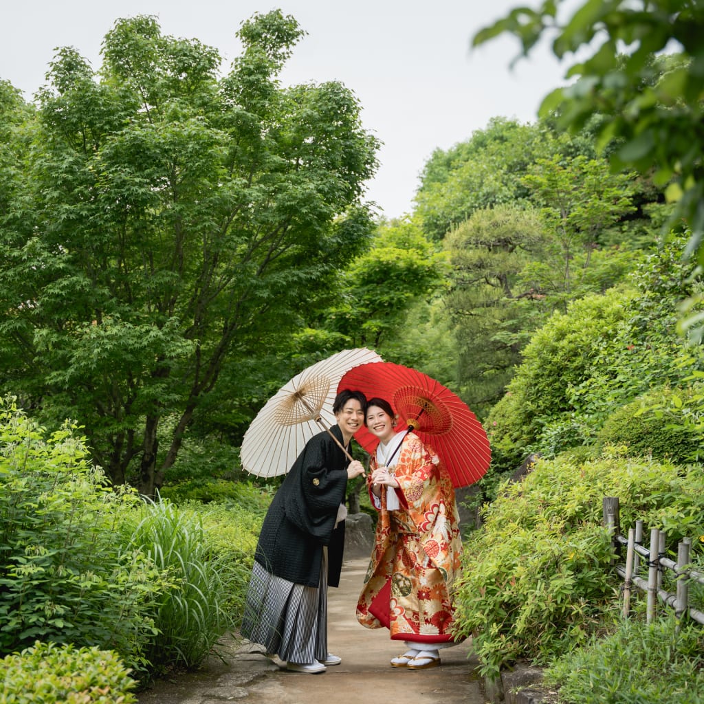 【目白庭園＋ハウススタジオ】〜和装ロケーション＋洋装ロケーション〜 | デコルテフォトグラフィー | 前撮り・フォトウェディング