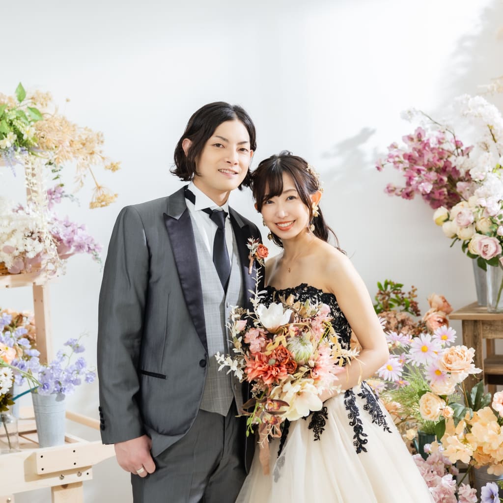 スタジオ撮影＋大桟橋ロケーション | デコルテフォトグラフィー | 前撮り・フォトウェディング